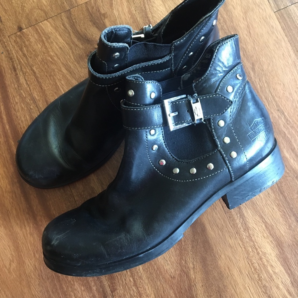 Harley Davidson ankle biker boot
